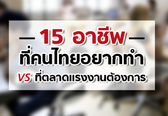 หางาน,สมัครงาน,งาน,เปิด 15 อาชีพที่คนไทยอยากทำ VS ที่ตลาดแรงงานต้องการ